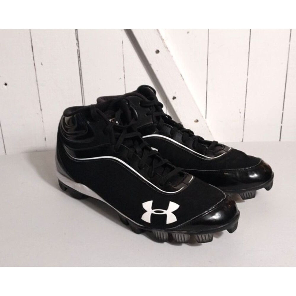 Under Armor Black Baseball Cleats, Men's Size 11.5 Med